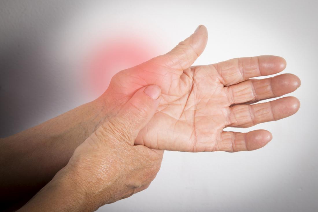 tangan kejang rheumatoid arthritis di sebelah kiri
